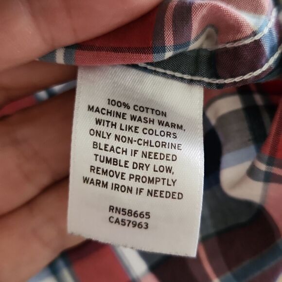 Norstrom Men's Shop, trim fit, medium, button down short sleeve - Picture 3 of 4